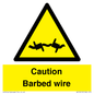 WU12410: Caution Barbed wire