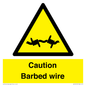 WU12410: Caution Barbed wire