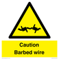 WU12410: Caution Barbed wire