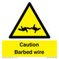 WU12410: Caution Barbed wire