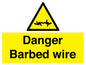 WU14778: Danger Barbed wire
