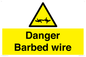 WU14778: Danger Barbed wire