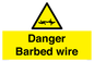 WU14778: Danger Barbed wire