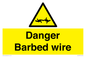 WU14778: Danger Barbed wire