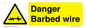 WU14778: Danger Barbed wire