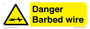 WU14778: Danger Barbed wire