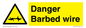 WU14778: Danger Barbed wire