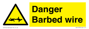 WU14778: Danger Barbed wire