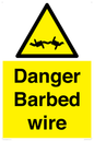 WU14778: Danger Barbed wire