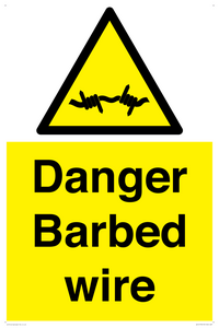 WU14778: Danger Barbed wire