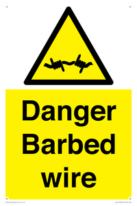 WU14778: Danger Barbed wire