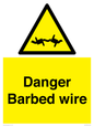 WU14778: Danger Barbed wire
