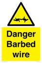 WU14778: Danger Barbed wire