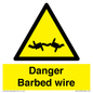 WU14778: Danger Barbed wire