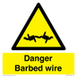 WU14778: Danger Barbed wire