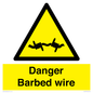 WU14778: Danger Barbed wire