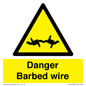 WU14778: Danger Barbed wire