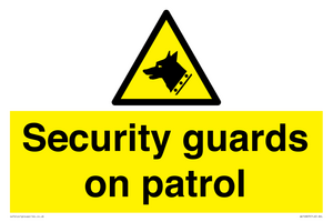 WU14823: Security guards on patrol