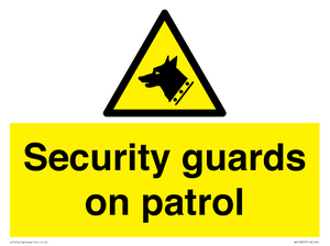 WU14823: Security guards on patrol