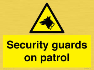 WU14823: Security guards on patrol