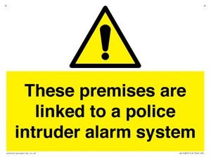WU14825: Premises are linked to police alarm