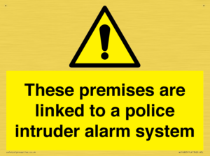WU14825: Premises are linked to police alarm