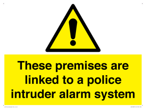 WU14825: Premises are linked to police alarm