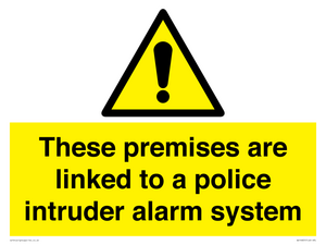 WU14825: Premises are linked to police alarm