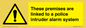 WU14825: Premises are linked to police alarm