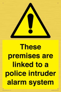 WU14825: Premises are linked to police alarm