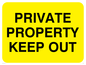 WU500: private property keep out