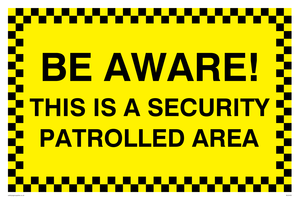 WU5400: Security patrolled area