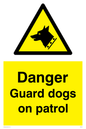 WU5410: Danger Guard Dogs Sign
