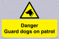 WU5410: Danger Guard Dogs Sign