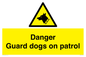 WU5410: Danger Guard Dogs Sign