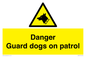 WU5410: Danger Guard Dogs Sign