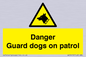 WU5410: Danger Guard Dogs Sign