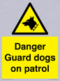 WU5410: Danger Guard Dogs Sign