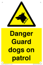 WU5410: Danger Guard Dogs Sign