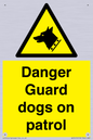 WU5410: Danger Guard Dogs Sign