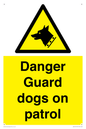 WU5410: Danger Guard Dogs Sign