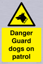WU5410: Danger Guard Dogs Sign