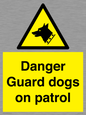 WU5410: Danger Guard Dogs Sign