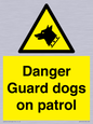 WU5410: Danger Guard Dogs Sign