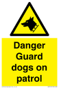 WU5410: Danger Guard Dogs Sign
