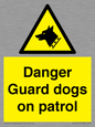 WU5410: Danger Guard Dogs Sign