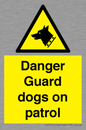 WU5410: Danger Guard Dogs Sign