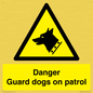 WU5410: Danger Guard Dogs Sign