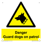 WU5410: Danger Guard Dogs Sign