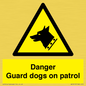 WU5410: Danger Guard Dogs Sign